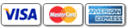 VISA, Mastercard, American Express